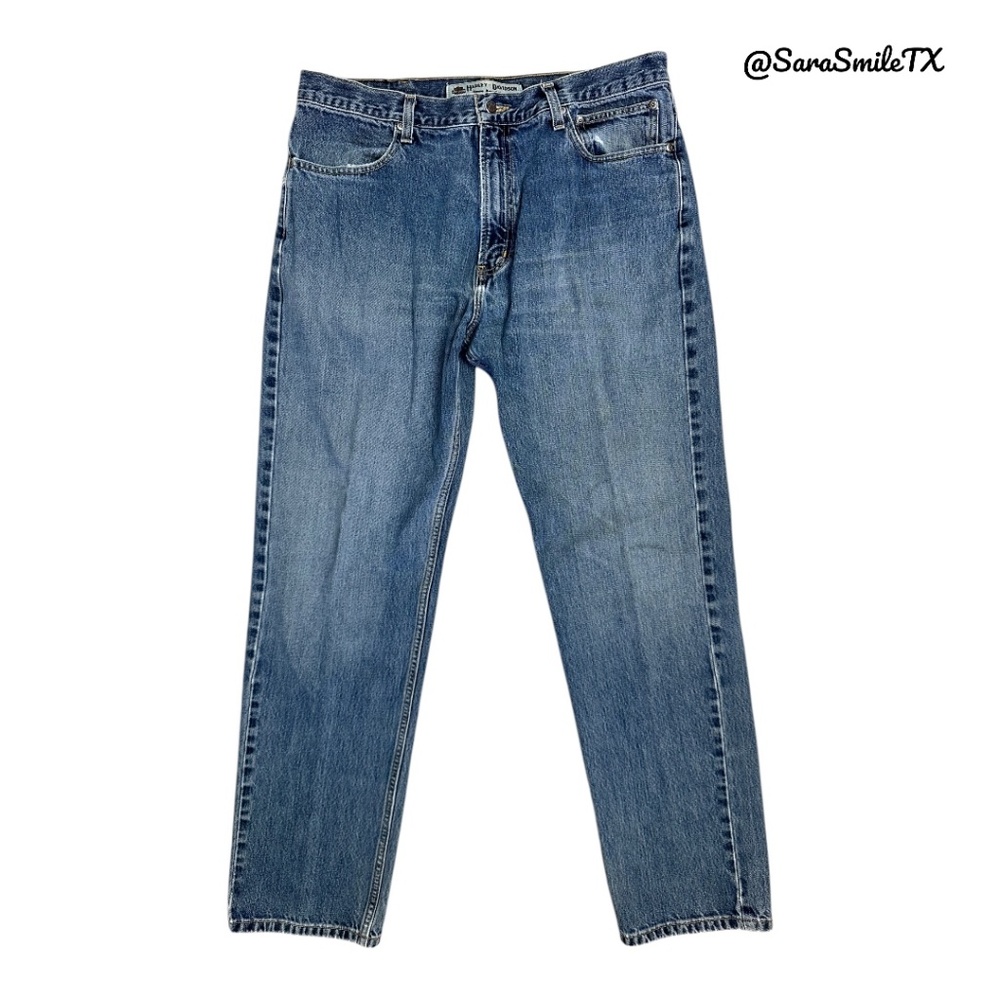 HARLEY-DAVIDSON Genuine MotorClothes Distressed Big & Tall Jeans 38x34
